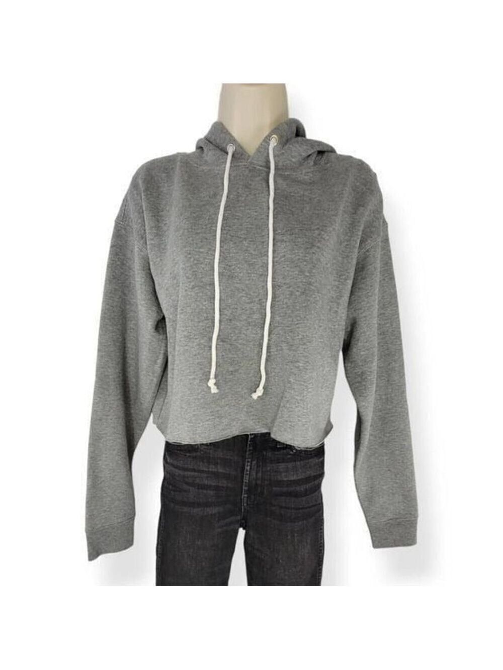 Wild Fable Gray Cropped hoodie Small